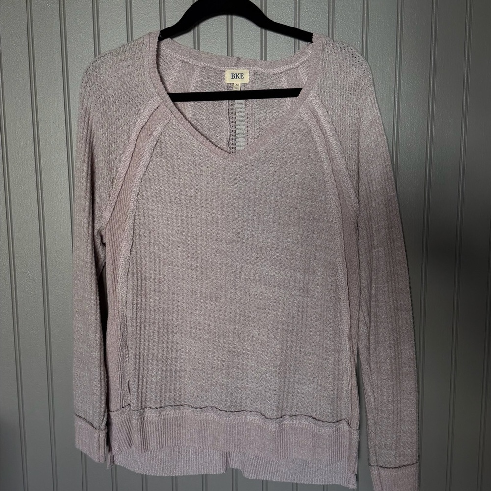BKE Lavender Knit Pullover